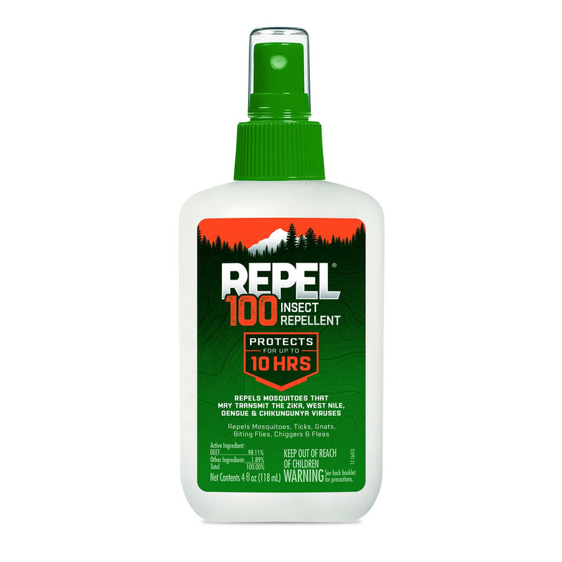 Load image into Gallery viewer, Repel 100 Insect Repellent, Pump Spray, 4-Fluid Ounces, 10-Hour Protection
