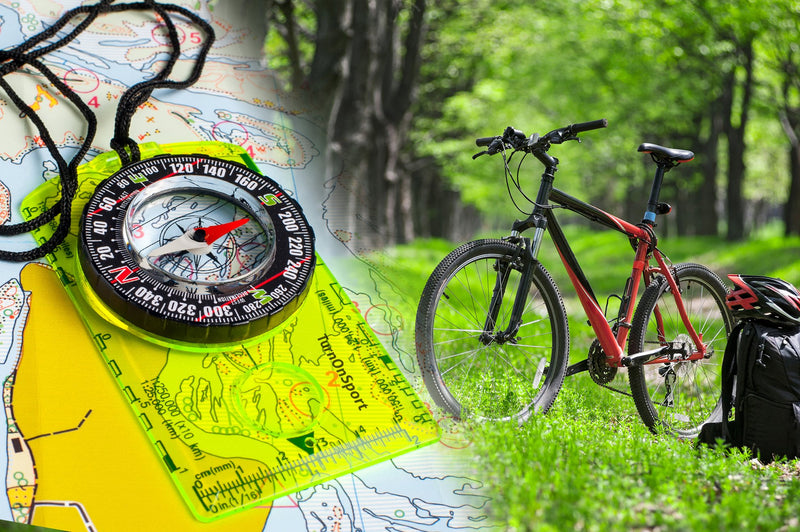 Load image into Gallery viewer, Orienteering Compass Hiking Backpacking Compass | Advanced Scout Compass Camping Navigation - Boy Scout Compass for Kids | Professional Field Compass for Map Reading - Best TurnOnSport Survival Gifts
