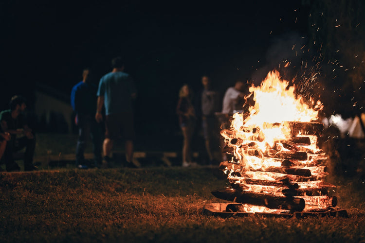 Six ways to build a campfire