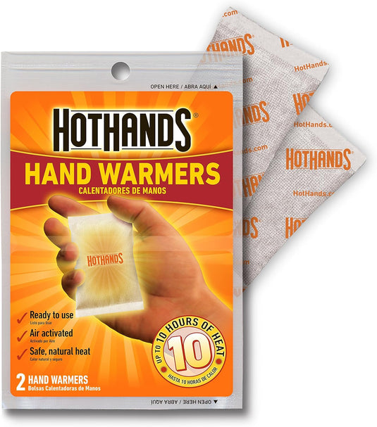 HotHands Hand Warmers - Long Lasting Safe Natural Odorless Air Activated Warmers - Up to 10 Hours of Heat - 40 Pair Winter