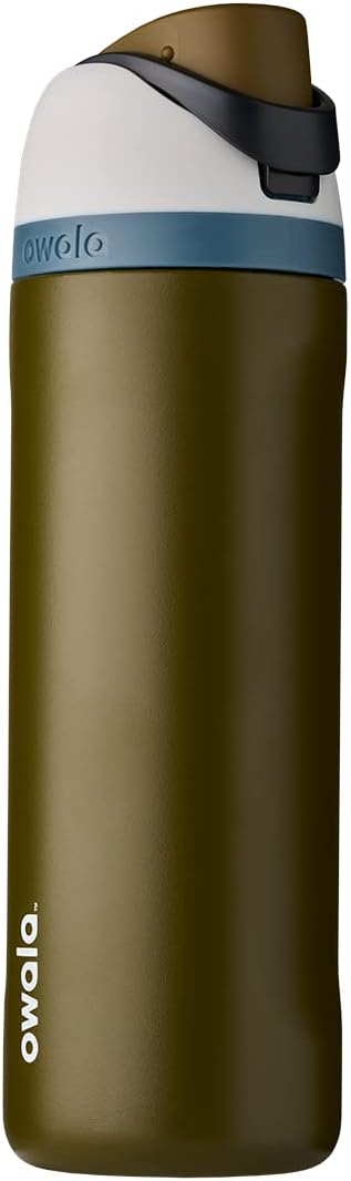 Load image into Gallery viewer, Owala FreeSip Insulated Stainless Steel Water Bottle with Straw for Sports and Travel, BPA-Free, 24-oz
