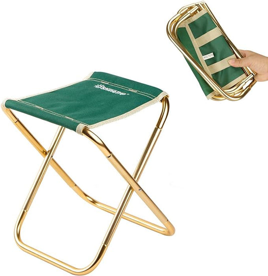 Ultralight Portable Folding Camping Stool: Outdoor Aluminum Alloy Seating for Picnics, & Fishing
