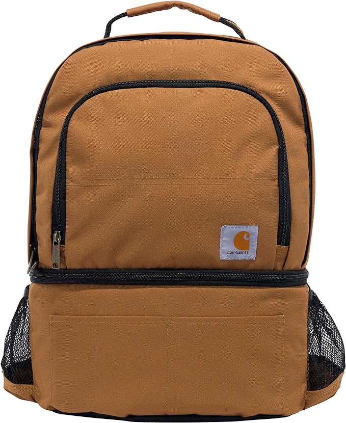 Load image into Gallery viewer, Carhartt Insulated 24 Can Two Compartment Cooler Backpack, Backpack with Fully-Insulated Cooler Base

