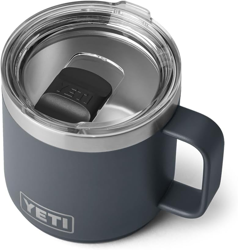 Load image into Gallery viewer, YETI Rambler 14 oz Mug, Vacuum Insulated, Stainless Steel with MagSlider Lid
