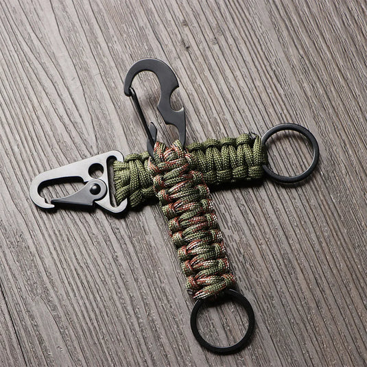 Survival online cord keychain