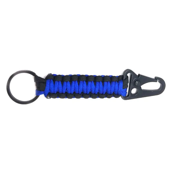 Load image into Gallery viewer, Outdoor Keychain Ring with Carabiner, Paracord Cord, Survival Tools, &amp; Built-in Bottle Opener
