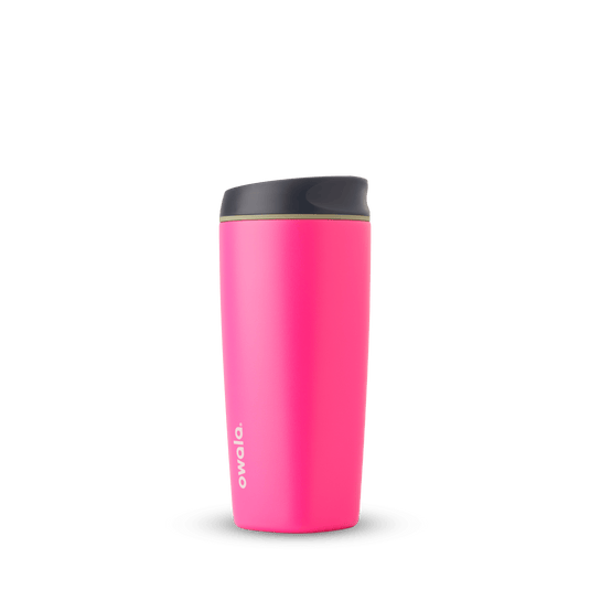 Owala SmoothSip Insulated Stainless Steel Coffee Tumbler, Reusable Iced Coffee Cup, Hot Coffee Travel Mug, BPA Free, 20 oz