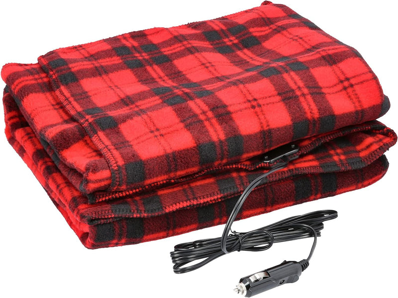 Load image into Gallery viewer, Heated Car Blanket - 12-Volt Electric Blanket for Car, Truck, SUV, or RV - Portable Heated Throw - Camping Essentials

