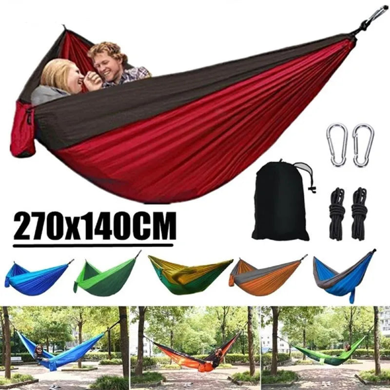 Load image into Gallery viewer, Single-Person Portable Camping Hammock
