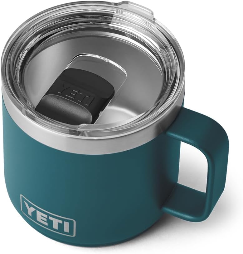 Load image into Gallery viewer, YETI Rambler 14 oz Mug, Vacuum Insulated, Stainless Steel with MagSlider Lid
