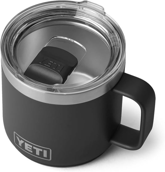 YETI Rambler 14 oz Mug, Vacuum Insulated, Stainless Steel with MagSlider Lid