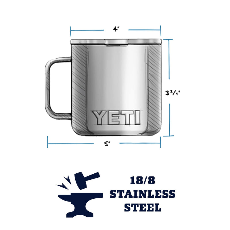 Load image into Gallery viewer, YETI Rambler 14 oz Mug, Vacuum Insulated, Stainless Steel with MagSlider Lid
