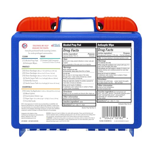 Load image into Gallery viewer, Be Smart Get Prepared 110 pc First Aid Kit: Clean, Treat, Protect Minor Cuts, Home, Office, Car, School, Business, Travel, Emergency, Outdoor, Camping &amp; Sports, FSA/HSA (Packaging may vary)
